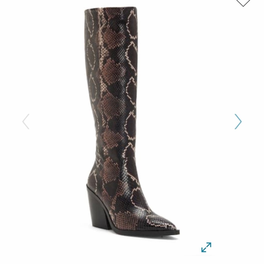 NWOB 💥Vince Camuto Knee High Snakeskin Women’s Boots💥sz.6